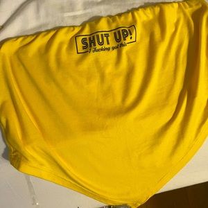 Yellow tank top. Barely worn! ✨